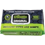 Crocodile Cloth Original Cleaning Wipes Household All Purpose - 50 Count, 15" x 10" — Residential Use, Standard Application