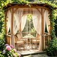 thumbnail image 6 of Beaded Fringe String Curtain Sparkling Hanging Window Divider Drape for Patio Gazebo Backdrop Indoor Outdoor Wall Decor, 6 of 7