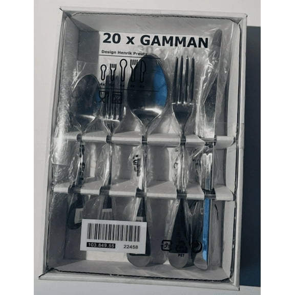 Gamman 20 Piece Flatware Set - Stainless Steel