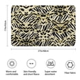 thumbnail image 3 of Zebra and Leopard Print Pattern Bathroom Rugs Mat,Non Slip Microfiber Bathroom Rug,Rubber Backing,Soft Bathroom Mats for Bathroom Floor,Tub and Shower,17x27in(43x68cm), 3 of 5