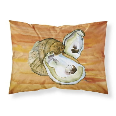 Carolines Treasures 8142PILLOWCASE Oyster Fabric Standard Pillowcase Standard multicolor