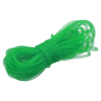 15 Yards Mesh Tube 1/3 Inch Decor Tubing Flex for Wreath DIY Craft - Bright Green