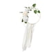 thumbnail image 3 of Guirnalda de flores artificiales de bienvenida con encaje para decoración de bodas. Blanco, 3 of 9
