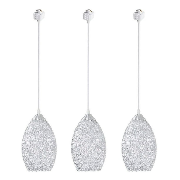 Kiven J Track Pendant Lightning, 3 Lights Modern J Track Light Heads