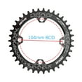 thumbnail image 2 of DJC Round Bike Chainring 104BCD 30T 32T-38T 40T 42T 44T 46T 48T 50T 52T Tooth for MTB Mountain Bike Chain Ring Chainwheel, 2 of 9