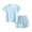 ZZ45Blue, variant on Utlike Boys 2-Piece Outfits Summer Soft Short Sleeve T Shirt Top Blouse And Shorts Casual Outfit Set Boys Casual Outfits Size 4 Years-5 Years