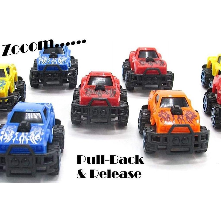 Pullback Monster Trucks - Assorted Colors (Dozen)