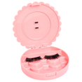 thumbnail image 4 of Eyelash Storage Case Bow Fashionable with Mirror Three Tier Small False Eye Lash Box for Women Girls False Eyelashes Tools, 4 of 7