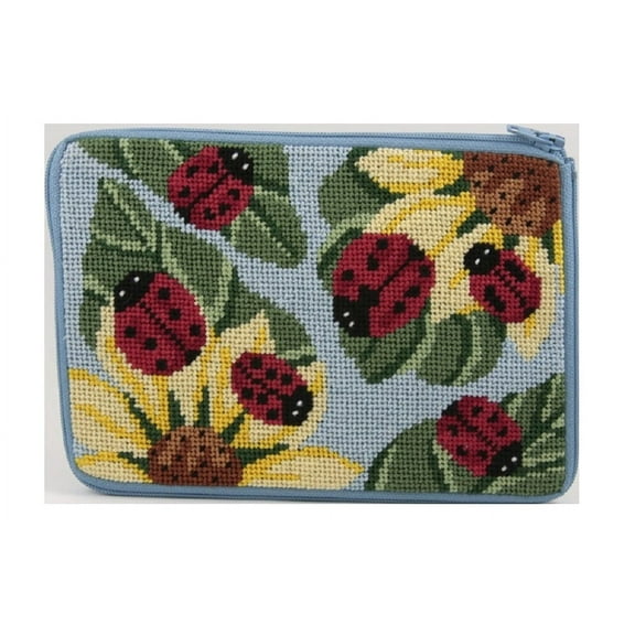 Cosmetic Purse - Ladybug - Needlepoint Kit