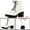 White, variant on Unique Bargains Women's Platform Chunky Heels Combat Boots
