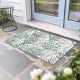 thumbnail image 2 of Sage Green Gray Coral Coastal Doormat Outdoor Entrance 24"x36", Summer Beach Seaside Nautical Absorb Moisture Dirt Door Mats, Non-Slip Rubber Backing Floor Mats Indoor, Low-Profile Front Door Rugs, 2 of 9