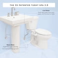 thumbnail image 3 of TUSHY Spa Royale Warm Water Bidet Seat Attachment. Self Cleaning Water Sprayer, Adjustable Pressure Nozzle, Angle Control. (Requires Sink Access for Water Temperature Control), Gold Knobs, 3 of 8