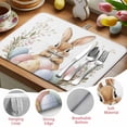 thumbnail image 2 of Dish Drying Mat for Kitchen Countertop, Cute Bunny Absorbent Microfiber Dish Mat Reversible Quick Dry Non Slip Draining Mat Kitchen Drying Pad for Dishes, Utensils 18x24 Inch Easter Egg Flower, 2 of 9
