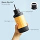 thumbnail image 4 of La Bestia Mini Licuadora Plus | Mini licuadora de cocina para encimera | Mezcla batidos y batidos, aderezos, salsas y salsas | Recipientes adicionales, tapa de pajita y pajitas incluidas | 600W (negro, 4 of 8
