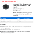 thumbnail image 2 of Crankshaft Pulley - Compatible with 1998 - 2002 Honda Accord 2.3L 4-Cylinder 1999 2000 2001, 2 of 2