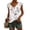 Floral White, variant on TARAINYA Women Cap Sleeve V Neck T-Shirt Loose Fit Casual Summer Tank Top
