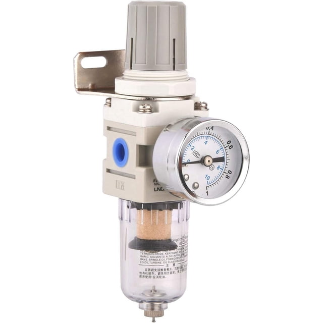 Filtro de aire neumático innovador, elemento de latón que garantiza durabilidad y eficiencia para aplicaciones de aire comprimido, regulador de presión ajustable combinado con fácil operación,