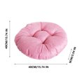 thumbnail image 3 of Summer Savings Clearance! Boovnll Chair Cushions, 14" Soft Comfortable Thicken Non-Slip Linen Round Outdoor Cushions, Chair Cushion for Outdoor, Indoor, Garden, Patio, Sofa, Couch - Seat Cushion, 3 of 6