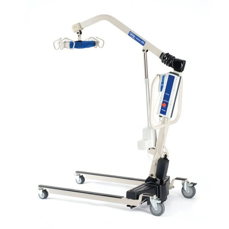 Invacare Reliant Battery-Powered Patient Lift with Power-Opening Low Base, 450 lb. Weight Capacity, RPL450-2