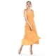 thumbnail image 2 of Vestido midi con detalle smock Roman Fashion /Juvenil, 30105 (Naranja) naranja M, 2 of 5