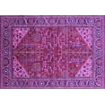 thumbnail image 1 of Ahgly Company Indoor Rectangle Oriental Purple Industrial Area Rugs, 6' x 9', 1 of 4