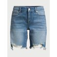 thumbnail image 5 of Sofia Jeans Women's Gabriella Bermuda Mid-Rise Destructed Hem Shorts, 8" Inseam, Sizes 0-20, 5 of 6