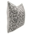 thumbnail image 5 of Fabdivine Block Print Throw Pillow Cover, 18x18 Inch Duck Canvas Decorative Cushion Cover, Floral Print Boho Design Grey Pillow Cover for Sofa and Couch, 5 of 5