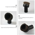 thumbnail image 2 of FESTFENDS 3Pcs Vacuum Attachment Adapter for Vacuum Cleaner Hose Plastic Black, 2 of 8