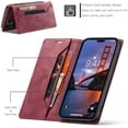 thumbnail image 3 of Case for iPhone 14 Pro Max,PU Leather Folio Flip Wallet Case with [RFID Blocking] Card Holster Kickstand Magnetic Closure Shockproof Phone Cover for iPhone 14 Pro Max 6.7 inch 2022 (Red), 3 of 17