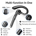 thumbnail image 2 of Auricular inalámbrico Bluetooth EUQQ para teléfono móvil con micrófono, 2 of 8