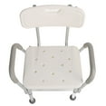 thumbnail image 4 of Shower Chair, Stainless Steel Bathroom Bench  For Limited Mobility For Injuries, 4 of 8