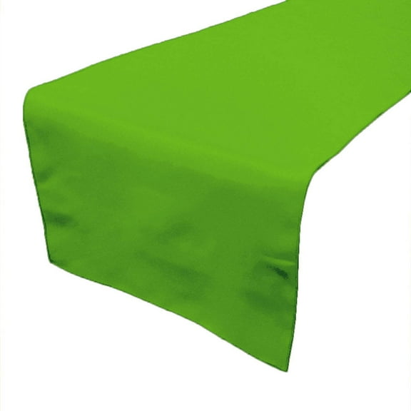 Poplin Table Runner Solid Lime Green