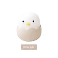 thumbnail image 2 of Eggshell Chicken Night Light Night Lamp White Chick Silicone Led Chicken Light For Kids, 2 of 9