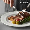 thumbnail image 6 of Carote 20PCS Flatware Sets for 4 , Silverware Set with White Handle, Durable Cutlery Set for Home, Kitchen & Restaurant, Mirror Polished Spoon and Fork Set, Dishwasher Safe, 6 of 7