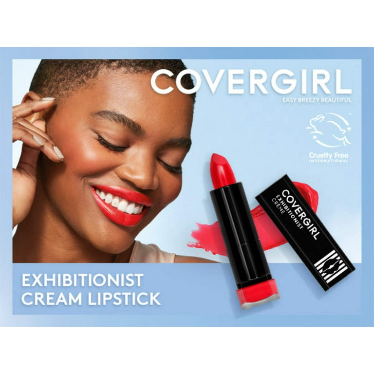 COVERGIRL Exhibitionist Cream Lipstick, 335 Tantalize, 0.12