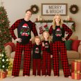 thumbnail image 5 of Family Christmas pajamas, Christmas print holiday pajamas set, soft holiday pajamas,Woman L, 5 of 7