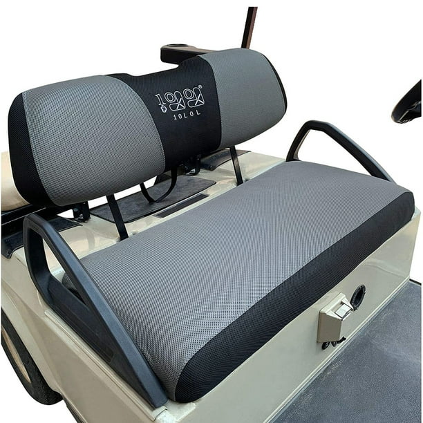 10l0l Golf Cart Seat Cover Set Fit Club Car Yamaha Breathable Polyester Front Back L Com - Yamaha Golf Carts Seat Covers
