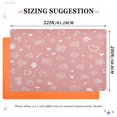 thumbnail image 2 of 32"x20" Door Mat Mat Absorbent & Non-Slip Entryway Rug Washable Floor Mat Valentine's Day Symbol Pattern, 2 of 8