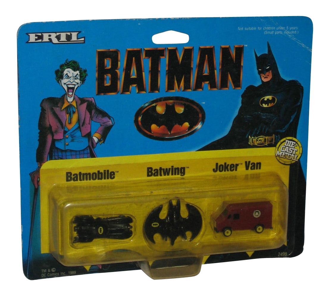 Batman ERTL Modelle zum Auswählen1989 Die Cast Batmobil Joker Van Batwing 