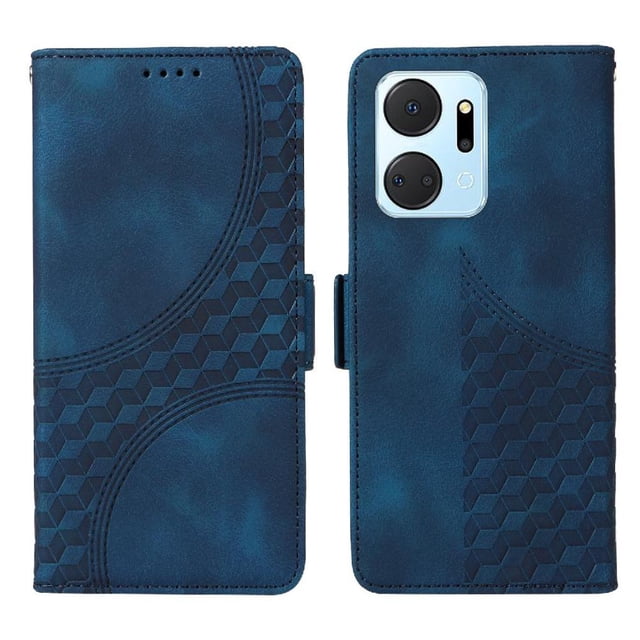 Funda GANGXUN para Honor X7A 4G con diseño acolchado elegante, cuero PU, protección total y ajuste preciso