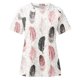 thumbnail image 4 of Fiudx Camisas para Mujer Camiseta Estampada a La Moda para Mujer, Blusa de Manga Corta con Encaje, Tops Informales con Cuello Redondo, 4 of 5