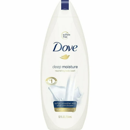 Dove Deep Moisture Nourishing Body Wash Sulfate-Free 12 oz 9 Pack