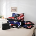 thumbnail image 6 of Castle Fairy Sport Motorcycle Twin Bedding Sets,American Flag Bedding Comforter Set, 6 of 8