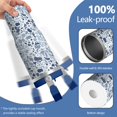 thumbnail image 2 of Leopard Print 30oz Handheld Travel Tumbler with Handle – Double Wall Stainless Steel Insulated Cup, Flip Straw Lid, Leak-Proof & BPA-Free for Hot and Cold Drinks – Durable Coffee & Juice Mug White, 2 of 6