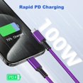 thumbnail image 2 of Cable de carga Basesailor para iPhone 16, 15 Pro Max, USB C a USB C, 2 of 7
