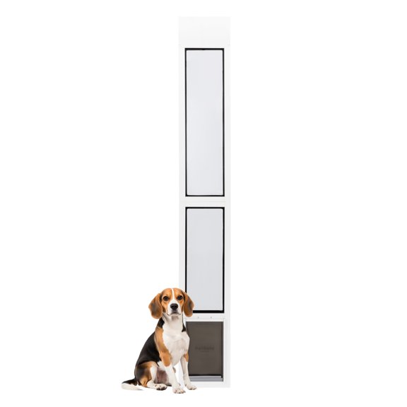 PetSafe Extreme Weather Sliding Glass Pet Door, Perfect for Rental Homes, Adjustable, M