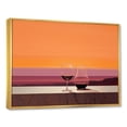 thumbnail image 2 of Designart "Vista Of Vinos" Wine Floater Framed Wall Art Living Room, 2 of 5