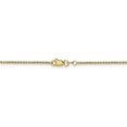 thumbnail image 4 of Collier Chaîne Câble Rond 1.4mm en Or Jaune 10k Pendentif Charme, 4 of 9