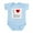 Sky Blue, variant on CafePress - 4 Bibi 10 10 200_Html Body Suit - Baby Light Bodysuit, Size Newborn - 24 Months