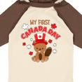 thumbnail image 4 of Inktastic My First Canada Day Boys or Girls Long Sleeve Baby Bodysuit, 4 of 5